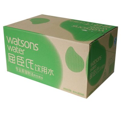 屈臣氏（Watsons）饮用水（蒸馏制法） 500ml*24瓶 整箱装