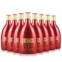 国产黄酒 沙洲优黄低聚糖1878系列黄酒---六年陈 整箱八瓶 480ml*8瓶