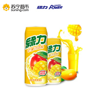 绿力芒果汁490ml*24瓶/整箱装 原装进口 饮用水 饮料