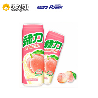 绿力水蜜桃汁490ml*24瓶/整箱装 原装进口 饮用水 饮料