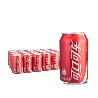 可口可乐碳酸饮料330ml原味*24听
