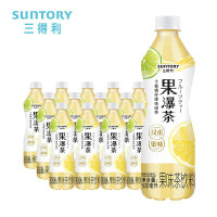 三得利果瀑茶 卡曼橘柠檬味绿茶500ml*15瓶