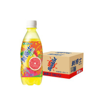 屈臣氏新奇士汽水饮料西柚味380ml*15瓶