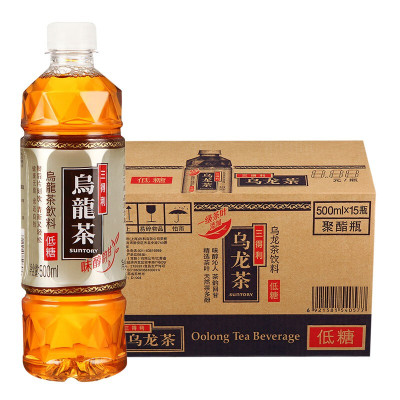 三得利低糖乌龙茶500ml*15瓶