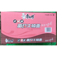 康师傅经典桶面老陈醋番茄牛腩味12桶/箱