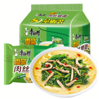 康师傅经典袋五连包雪菜肉丝煨面(整箱)