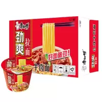 康师傅劲爽桶装方便面红烧牛肉103g*12桶