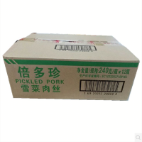 小康雪菜肉丝240g*12瓶