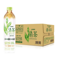 三得利清茶无糖绿茶饮料 500ml*15瓶/箱