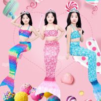 美人鱼童装美人鱼公主裙人鱼服装美人鱼小女孩美人鱼泳衣美人鱼