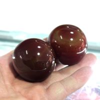 玛瑙保健身球手玩球手转球水晶手球玉老年人礼物握力球按摩康复球