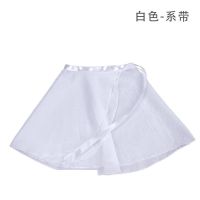儿童舞蹈练功服芭蕾舞纱裙秋季学生表演半身裙子一片裙雪纺小围裙