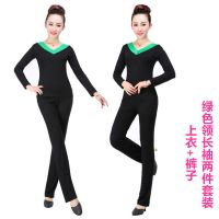 杨丽萍广场舞服装新款套装莫代尔棉中老年跳舞衣成人运动舞蹈服女