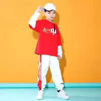 新款儿童啦啦操演出服我爱你中国表演服装潮街舞服爵士舞服