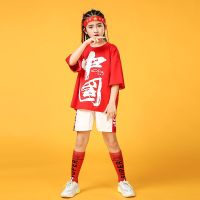 六一儿童街舞潮服会班服爱国主题演出服男女童爵士舞