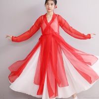万疆舞蹈服古典舞练功服扇子舞中国风纱衣飘逸长袍演出服女琵琶行