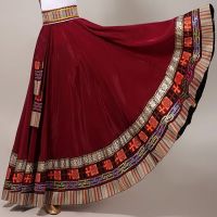 藏族大摆裙练功半身长裙广场舞民族舞蹈演出服女藏式艺考舞蹈套装