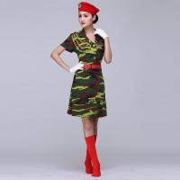 水兵舞服装全新女套装2018新款迷彩衣服军装舞蹈广场舞演出服成人