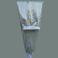 演出舞台服装ds街舞爵士舞夜店女歌手包臀闪闪亮片打底裤长裤热裤