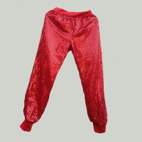 演出舞台服装ds街舞爵士舞夜店女歌手包臀闪闪亮片打底裤长裤热裤