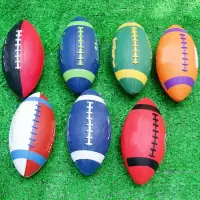 美式橡胶训练橄榄球1/3/6/9比赛耐磨橄榄球儿童幼儿园橄榄球玩具