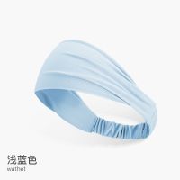 男女跑步运动发带户外健身瑜伽吸汗束发带彩色高弹男女头巾止汗带