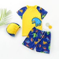 儿童泳衣男童小中大童分体游泳衣宝宝婴幼儿温泉泳裤套装游泳装备