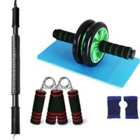 家用多功能拉力器臂力器健身器材套装男女锻炼胸肌腹肌组合臂力棒