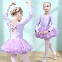儿童舞蹈服夏季短袖女童练功服女孩中国舞服芭蕾舞裙幼儿跳舞衣