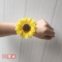 向日葵手腕花团体头饰运动会开幕式出场时手拿款合唱太阳花