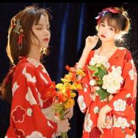 正装传统改良中国风日式个人明少女和服主题写真摄影拍照片服装