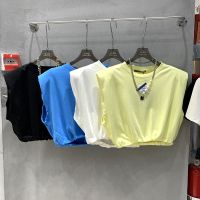 圆领无袖色t恤女夏装2021新款韩版宽松百搭坎肩背心上衣女打底