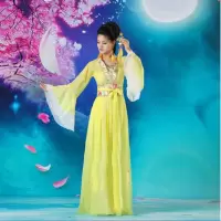 古装服装 仙女 七仙女 唐装汉服 仙女服 演出服 古筝表演