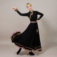 新款蒙古舞蹈大摆裙女少数民族蒙古舞台装内蒙古大草原成人表演服