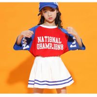 街舞儿童潮服六一啦啦队演出服女童爵士舞服装男童套装夏
