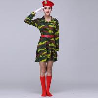 水兵舞服装全新女套装2018新款迷彩衣服军装舞蹈广场舞演出服成人