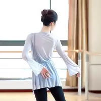 虞美人舞蹈服成人女古典舞纱衣芭蕾舞练功服上衣身韵服舞蹈练功服