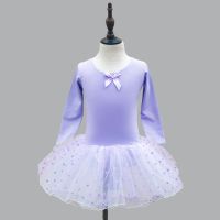 儿童舞蹈服装练功服夏短袖女童芭蕾舞裙六一幼儿园舞蹈演出服女孩