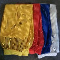 演出舞台服装ds街舞爵士舞夜店女歌手包臀闪闪亮片打底裤长裤热裤