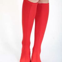 水兵舞鞋套脚套成人舞台演出红色鞋套蒙古弹力靴套黑色广场舞鞋套