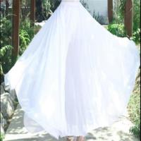 古典舞演出服女半身长裙大摆裙飘逸现代芭蕾舞蹈雪纺百搭练习裙