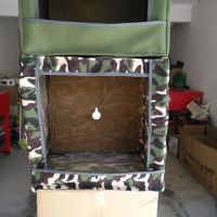 折叠靶箱弹弓配件竞技练习比赛消音靶心加厚耐打靶箱双层挡布