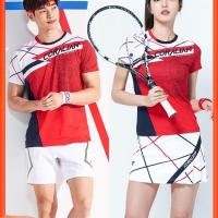 2021羽毛球网球运动服套装男女情侣款短裤短裙速干透气上衣