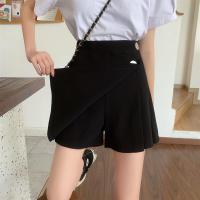 胖mm不规则遮肚高腰半身裙春夏大码韩版显瘦a字裙ins火短裙裤女