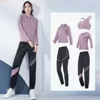 运动套装女秋冬款健身房跑步外套网红时尚速干瑜伽服上衣