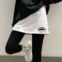 棉打底小屁帘大码遮屁股内搭假下摆叠穿春季春装半身裙