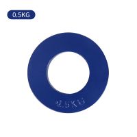 健身器械 杠铃哑铃片环保铁芯彩色喷漆片杠铃增重片举重配件