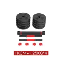 包胶环保哑铃男士杠铃练臂肌10kg/20kg/40kg家用健身器材哑铃