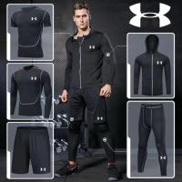 夏季运动服男套装篮球训练跑步紧身速干衣体考装备健身房短袖套装