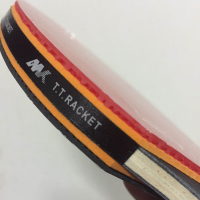 四星乒乓球拍单拍乒乓拍炭黑乒乓板配高弹性比赛乒乓球拍